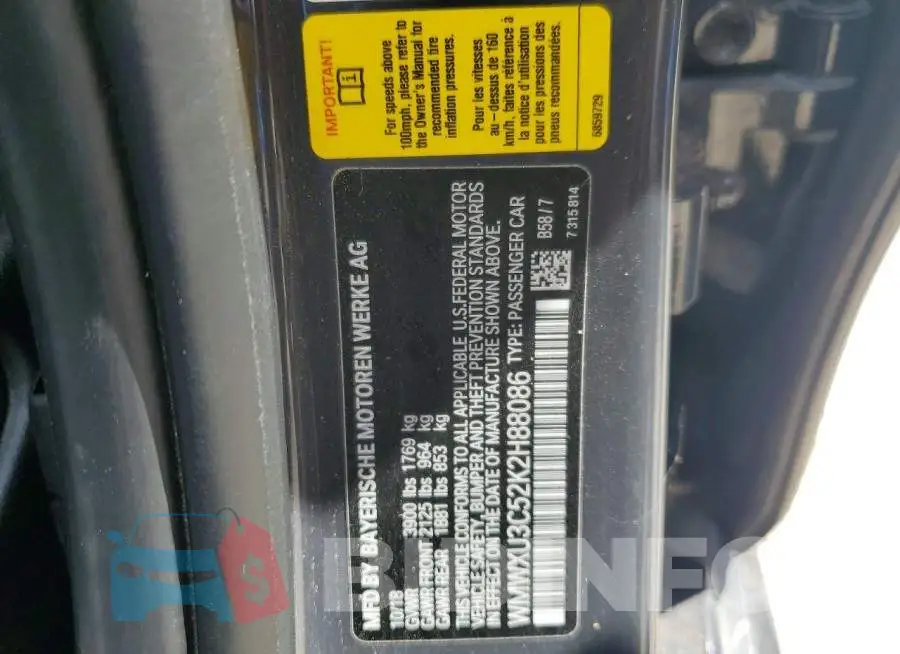 WMWXU3C52K2H88086 Photo# 13