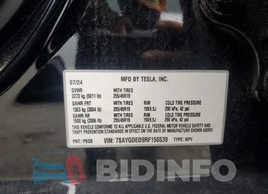 7SAYGDED9RF156539 Photo# 12