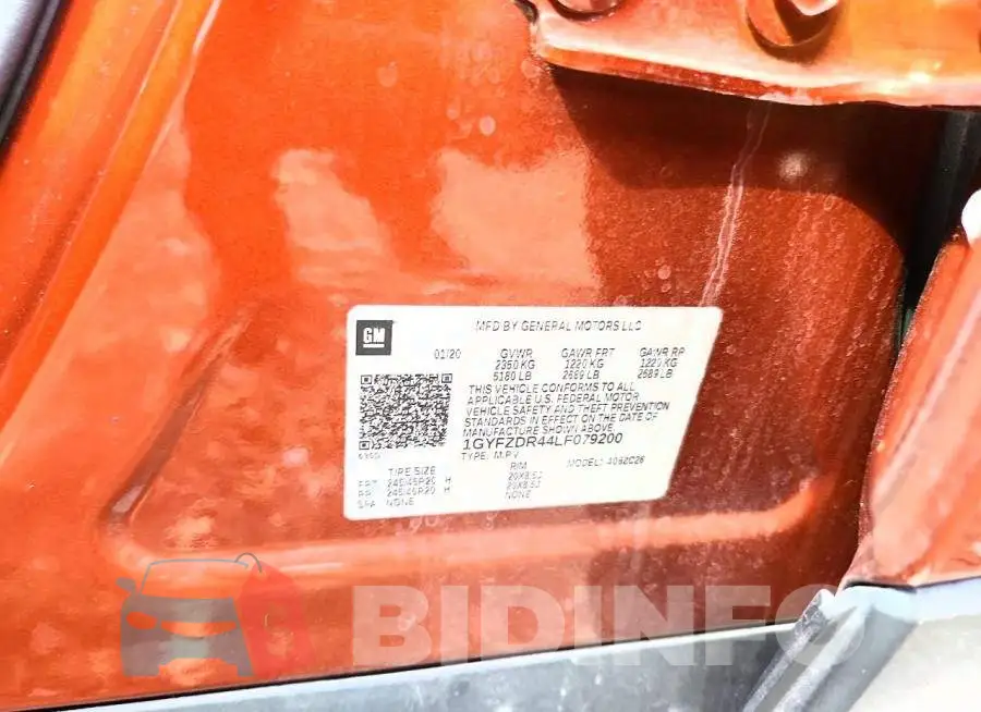 1GYFZDR44LF079200 Photo# 13