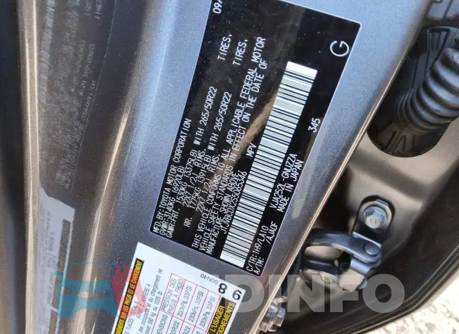 JTJVBCDX2S5065346 Photo# 14
