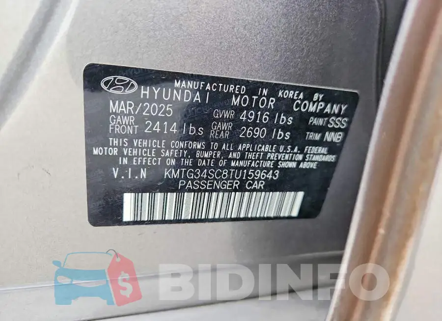 KMTG34SC8TU159643 Photo# 12
