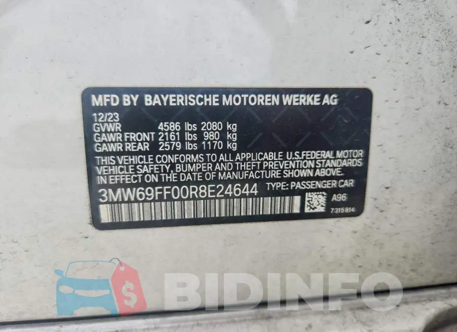 3MW69FF00R8E24644 Photo# 12