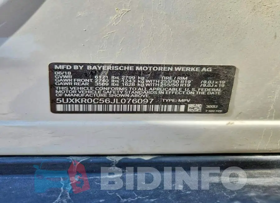5UXKR0C56JL076097 Photo# 13