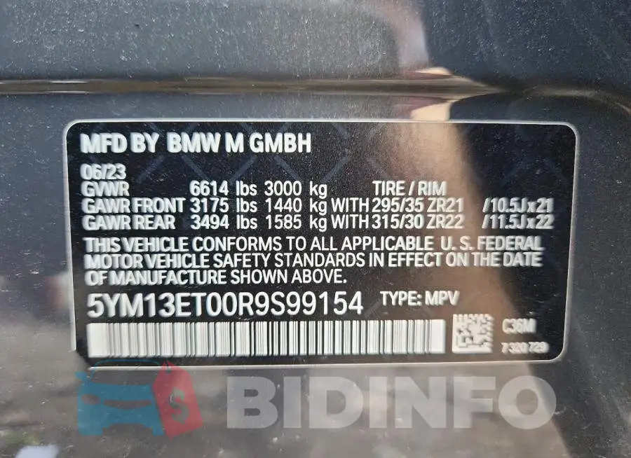5YM13ET00R9S99154 Photo# 14