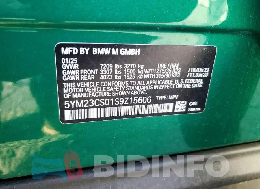 5YM23CS01S9Z15606 Photo# 13