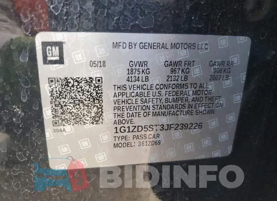 1G1ZD5ST3JF239226 Photo# 12