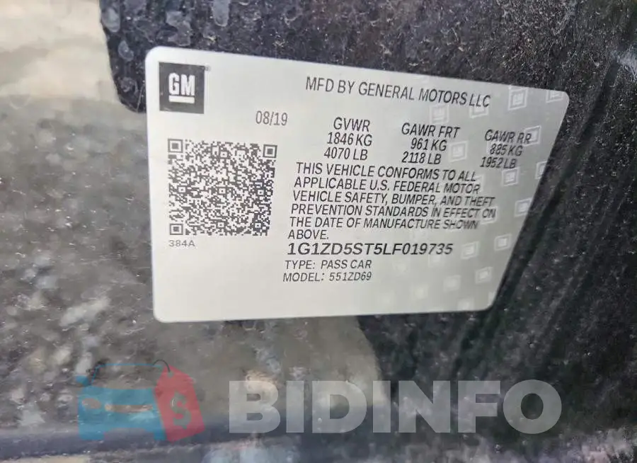 1G1ZD5ST5LF019735 Photo# 12