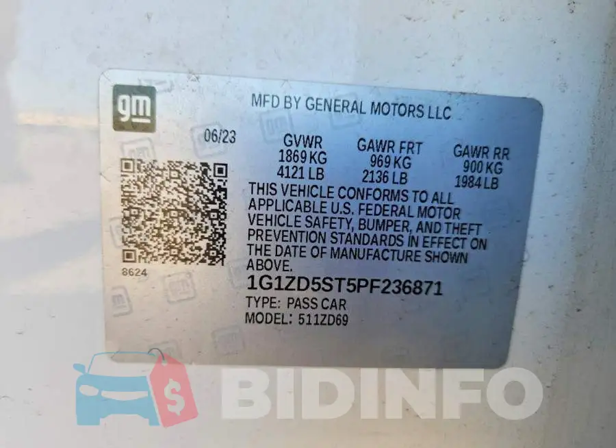 1G1ZD5ST5PF236871 Photo# 12