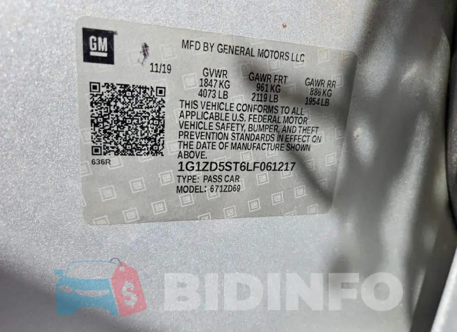 1G1ZD5ST6LF061217 Photo# 12