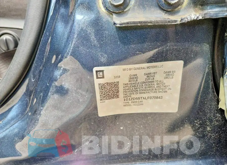 1G1ZD5STXLF070843 Photo# 12