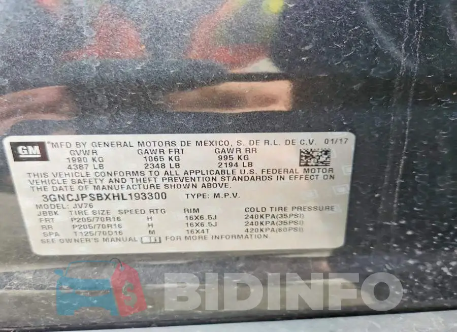 3GNCJPSBXHL193300 Photo# 13