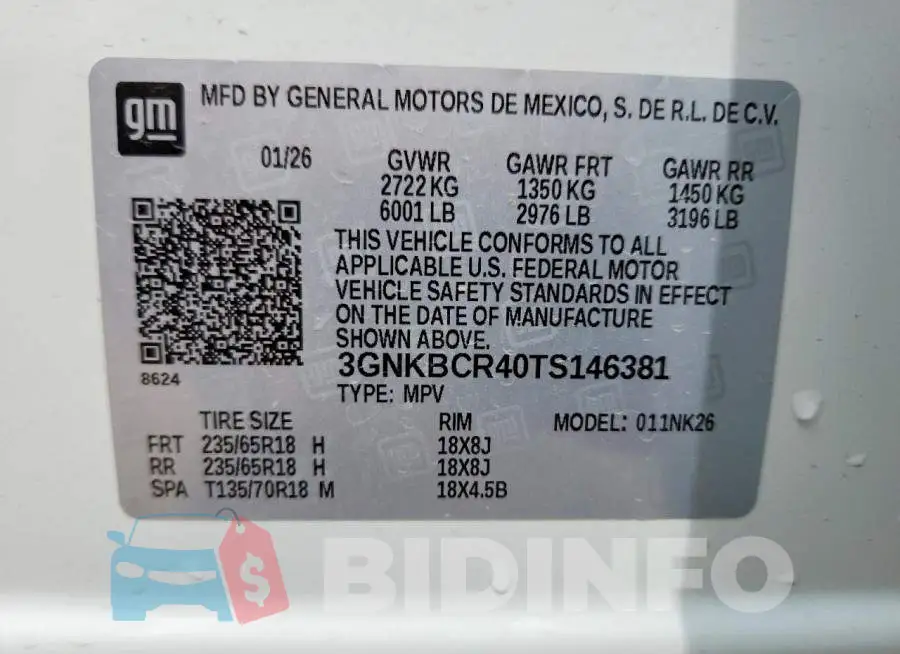 3GNKBCR40TS146381 Photo# 14