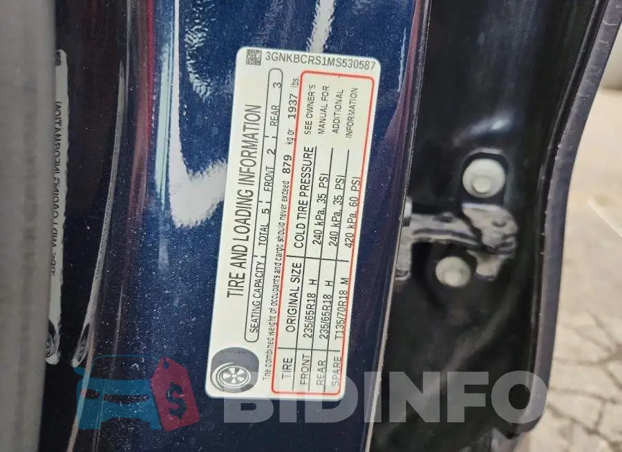 3GNKBCRS1MS530587 Photo# 13