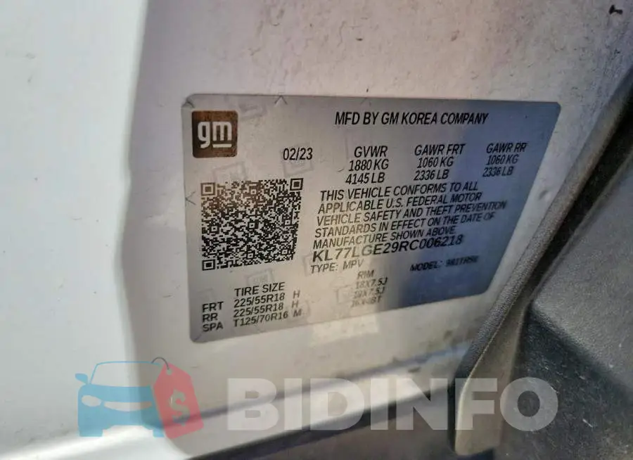 KL77LGE29RC006218 Photo# 12
