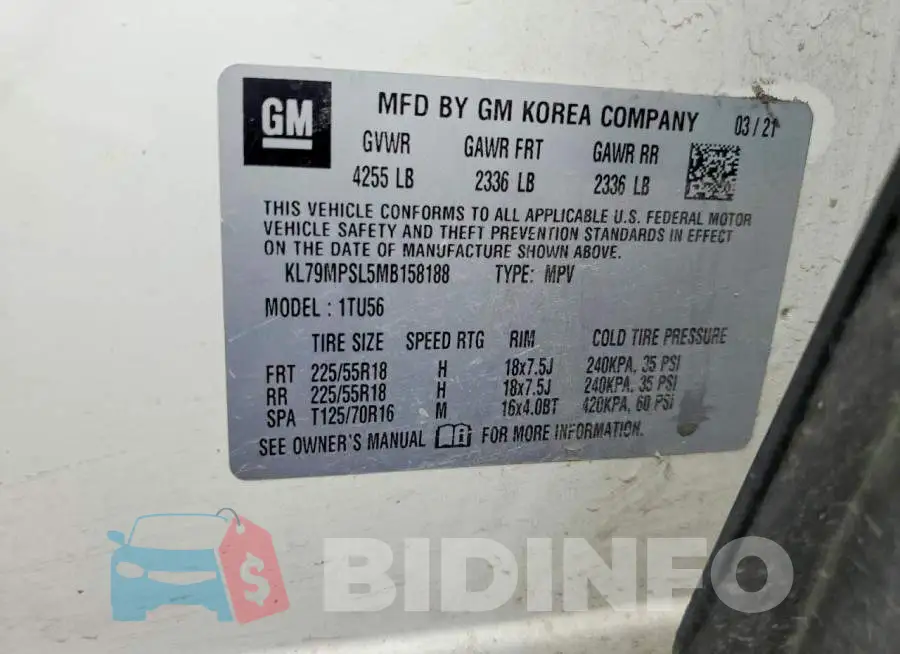 KL79MPSL5MB158188 Photo# 13