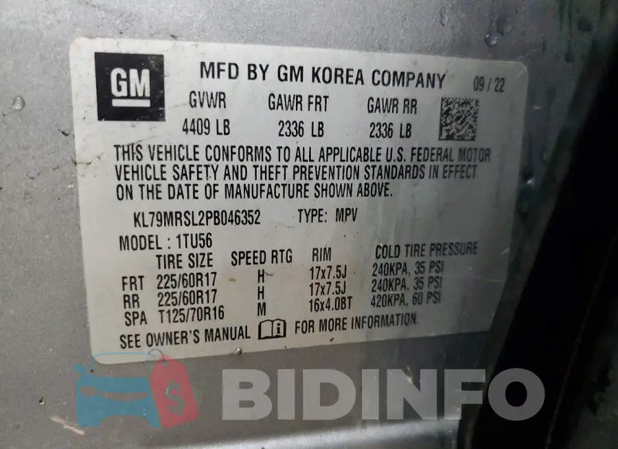 KL79MRSL2PB046352 Photo# 13
