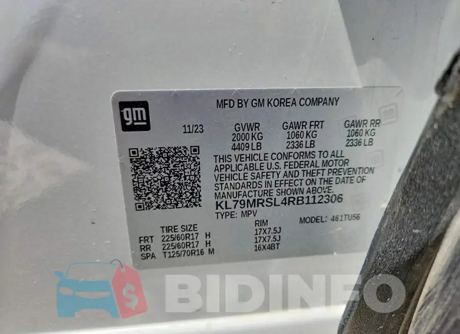 KL79MRSL4RB112306 Photo# 13