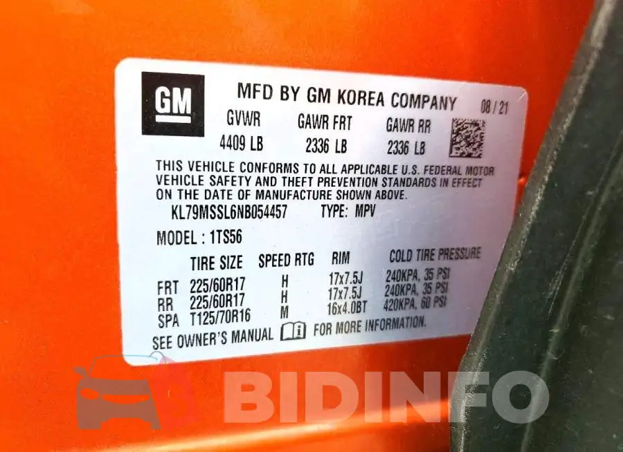 KL79MSSL6NB054457 Photo# 13