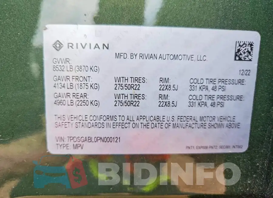 7PDSGABL0PN000121 Photo# 13