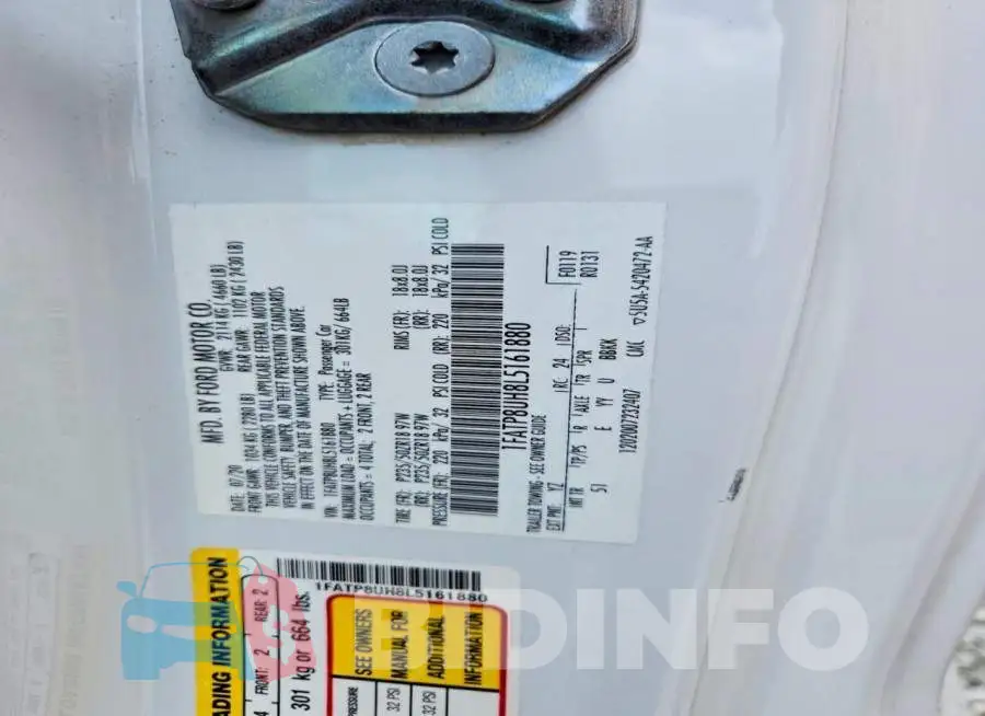 1FATP8UH8L5161880 Photo# 12