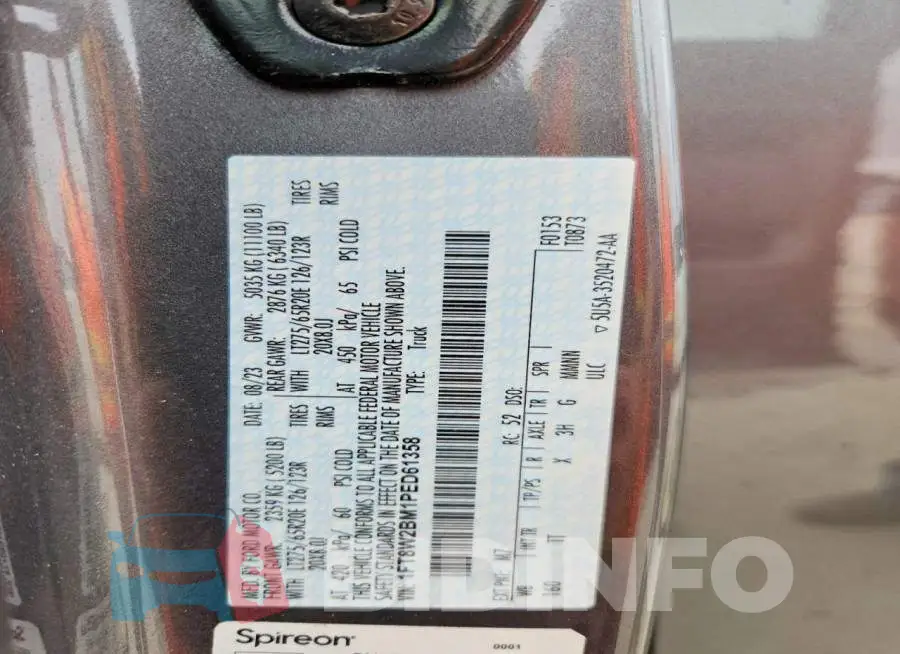 1FT8W2BM1PED61358 Photo# 13
