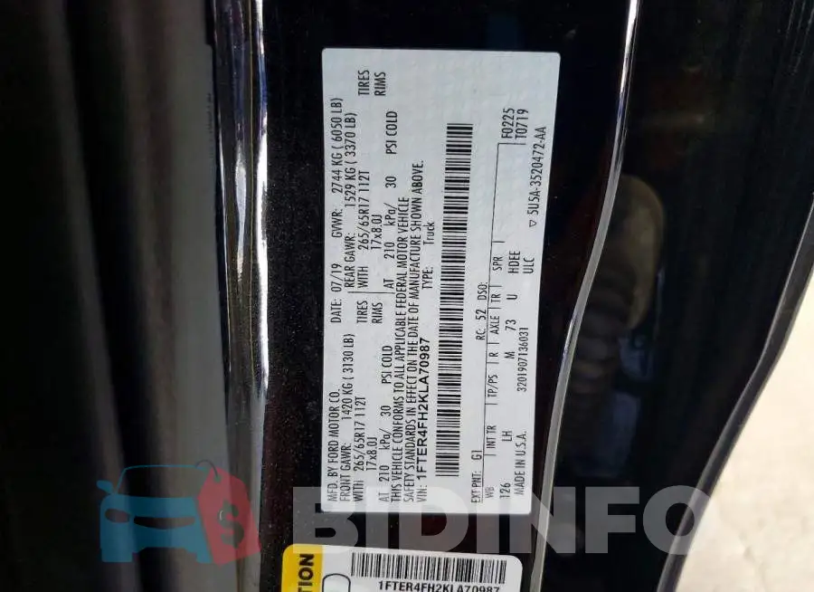 1FTER4FH2KLA70987 Photo# 12
