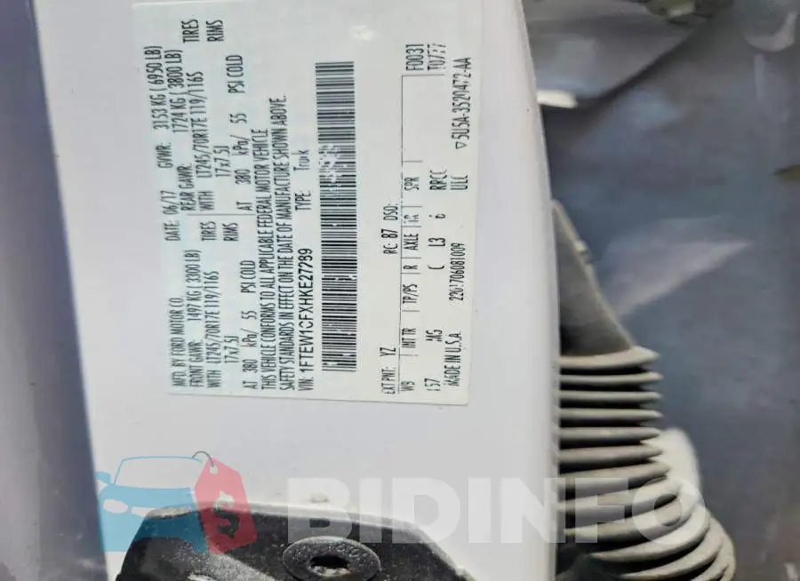 1FTEW1CFXHKE27289 Photo# 12