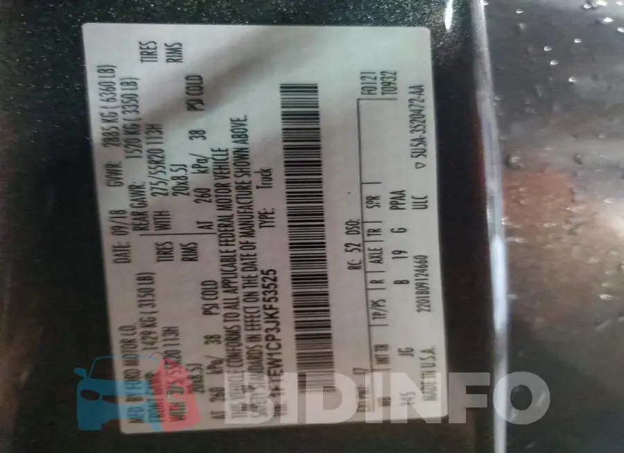 1FTEW1CP3JKF53525 Photo# 13