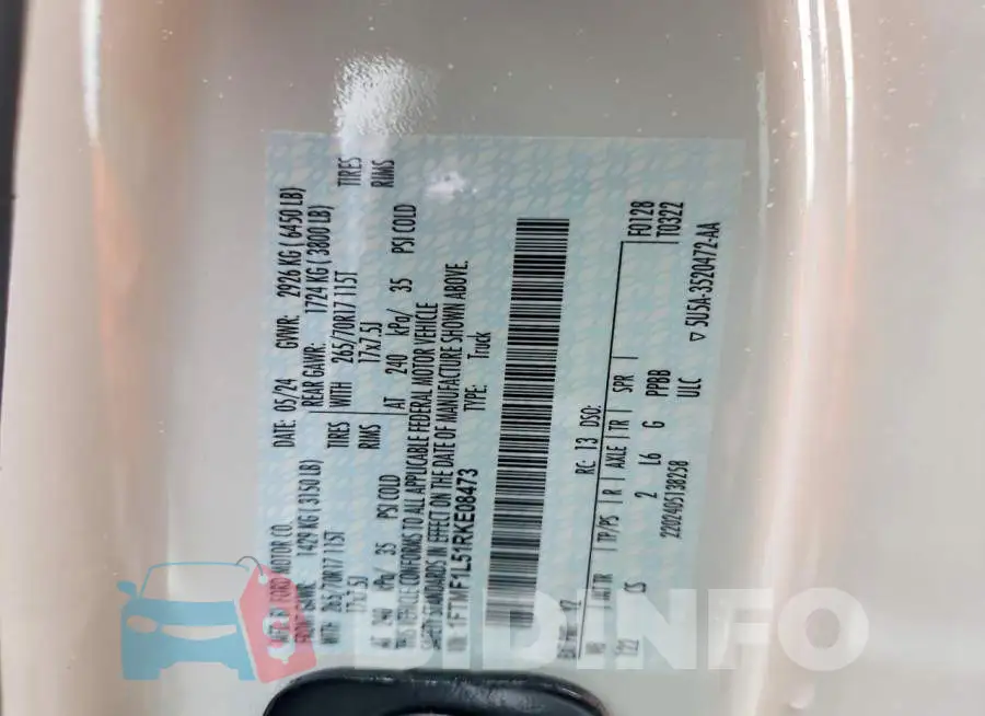 1FTMF1L51RKE08473 Photo# 12