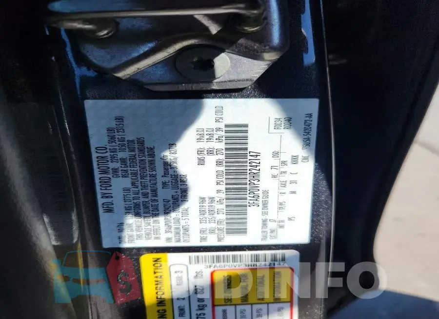 3FA6P0VP3HR242147 Photo# 12