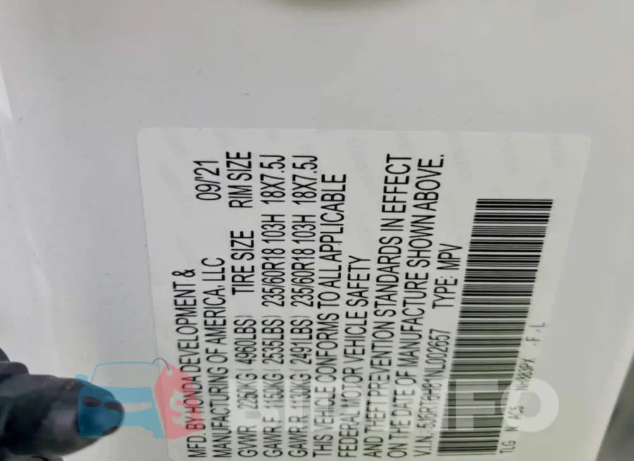 5J6RT6H81NL002657 Photo# 13