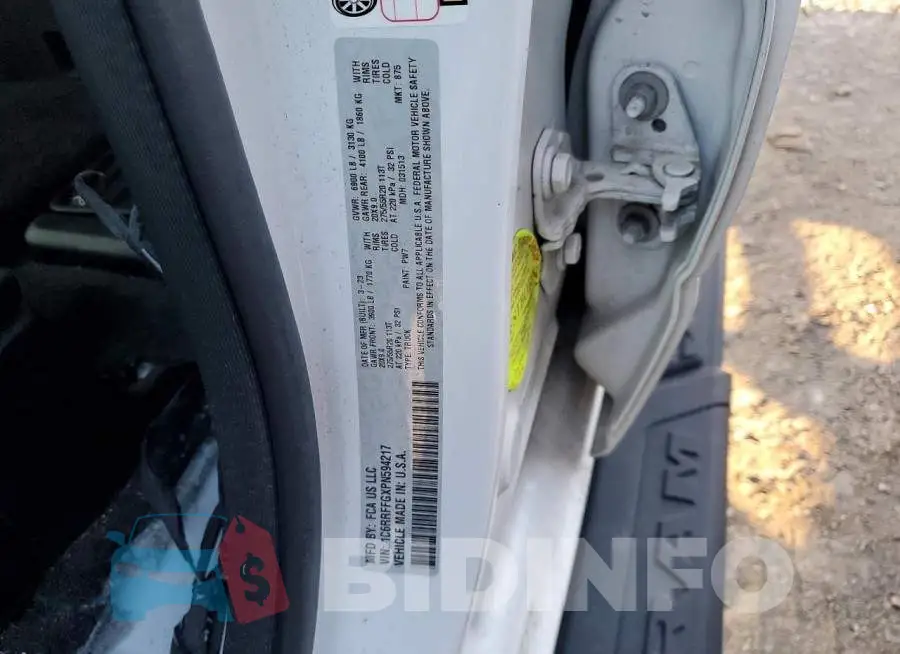 1C6RRFFGXPN594217 Photo# 13