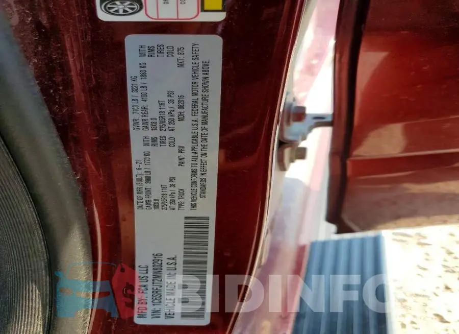 1C6SRFJT2MN802916 Photo# 12
