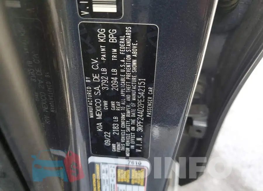 3KPF24AD2PE542151 Photo# 12