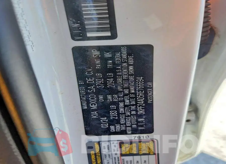 3KPF24AD5RE766694 Photo# 12