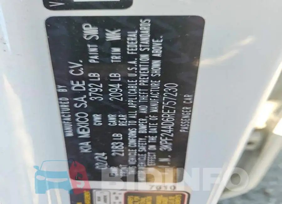 3KPF24AD6RE757230 Photo# 13