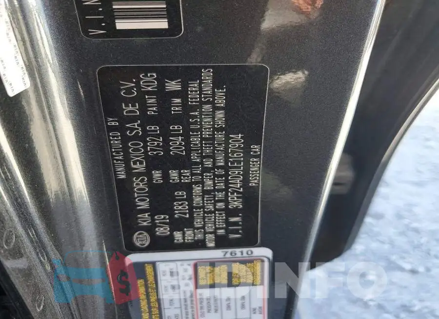 3KPF24AD9LE167904 Photo# 13