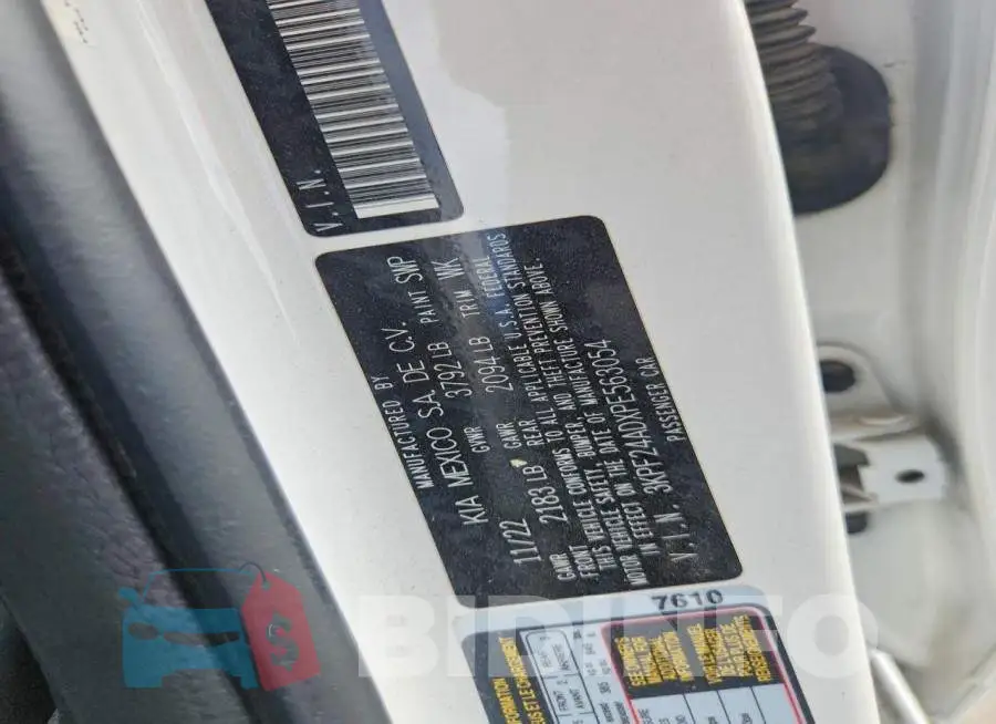 3KPF24ADXPE563054 Photo# 12