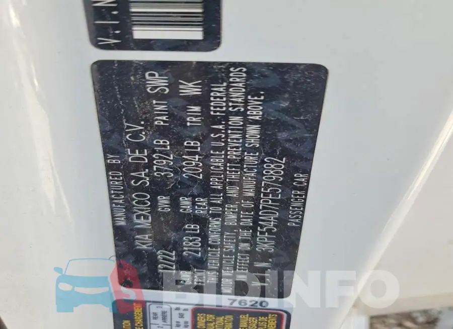 3KPF54AD7PE579882 Photo# 12