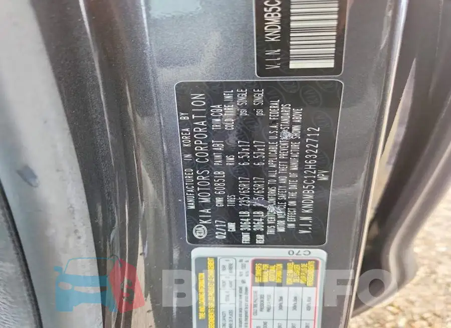 KNDMB5C12H6322712 Photo# 12