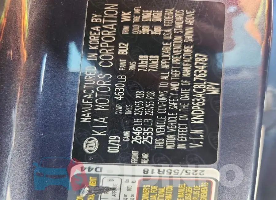 KNDP63AC8L7634787 Photo# 14