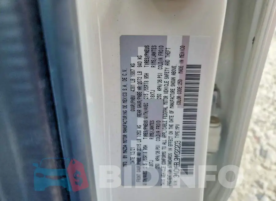 3MVDMBBL9MM320203 Photo# 13