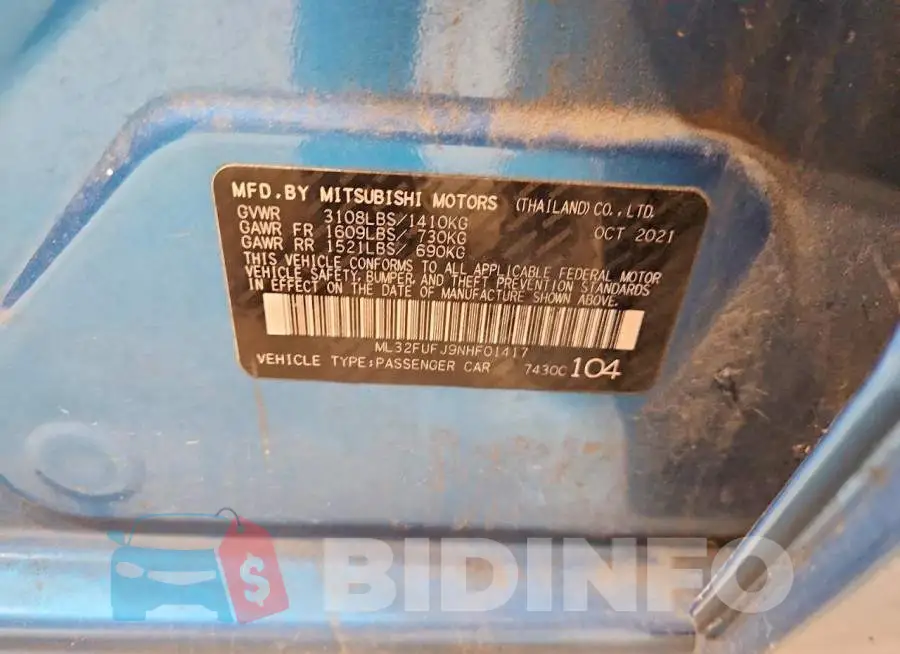 ML32FUFJ9NHF01417 Photo# 12