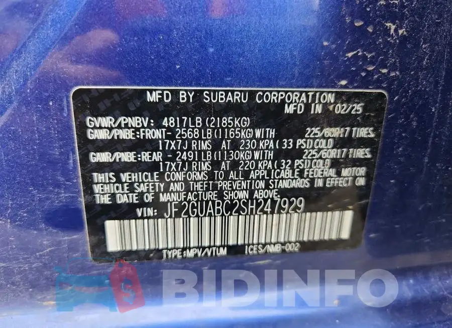 JF2GUABC2SH247929 Photo# 12