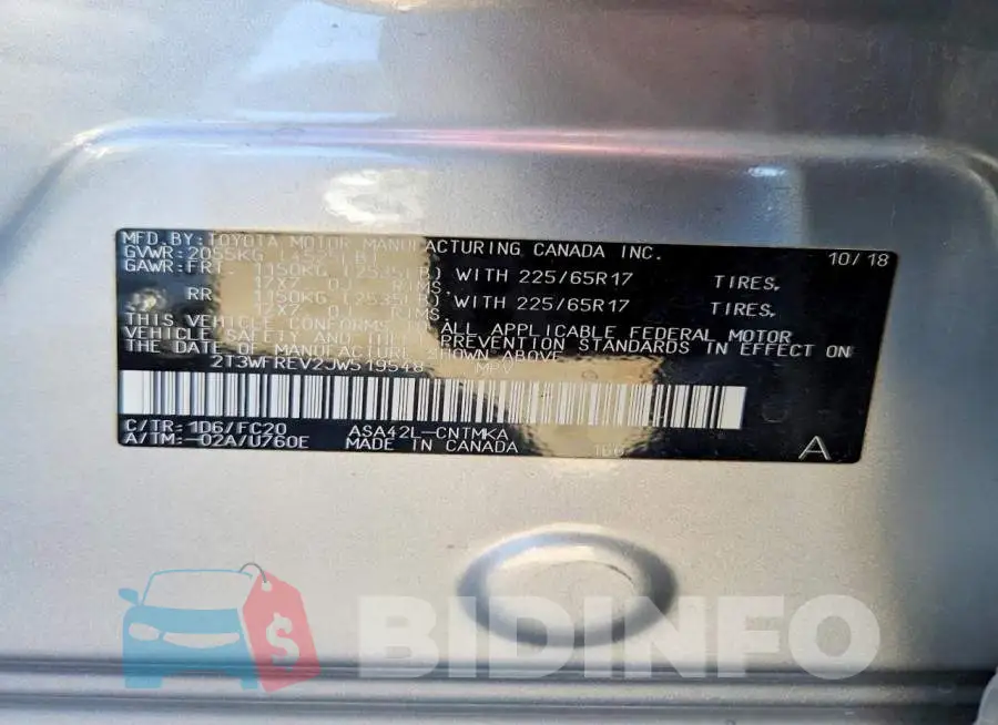 2T3WFREV2JW519548 Photo# 13