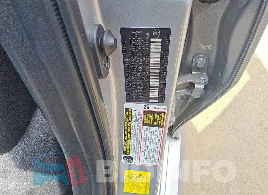 4T1F11AK3PU121570 Photo# 12