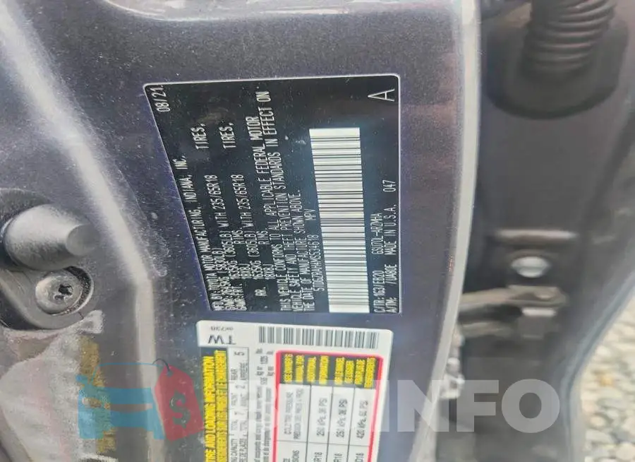 5TDGZRAH4MS534618 Photo# 13