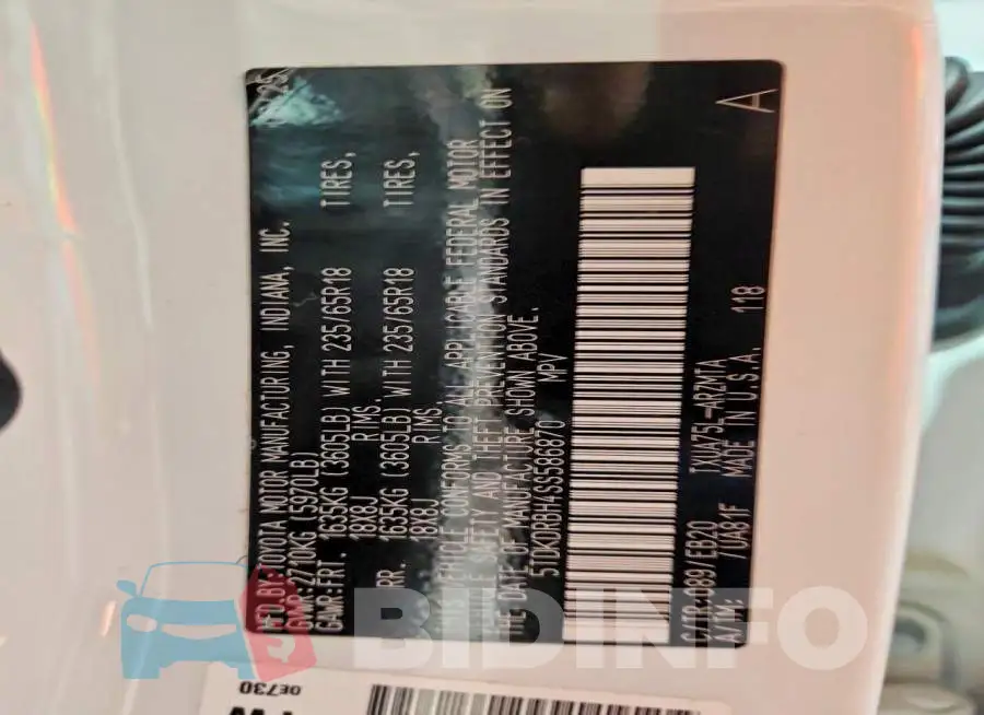 5TDKDRBH4SS586870 Photo# 14