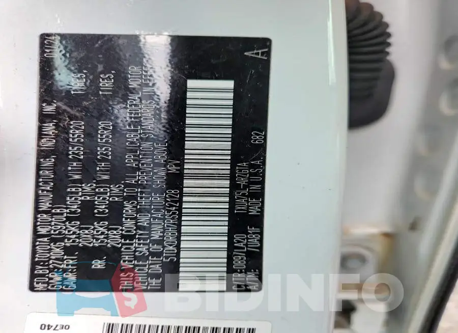5TDKDRBH7RS542128 Photo# 13