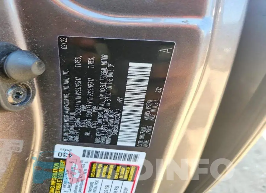 5TDKSKFC0NS054712 Photo# 14